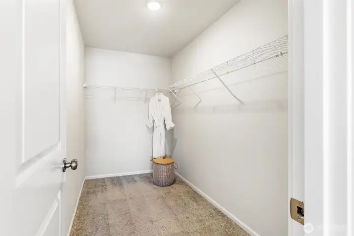 Oversized Primary Closet