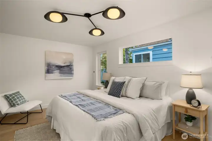 Main floor primary suite.