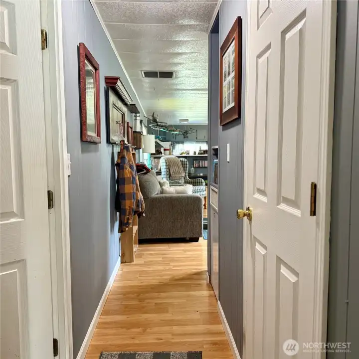 hallway to bedrooms