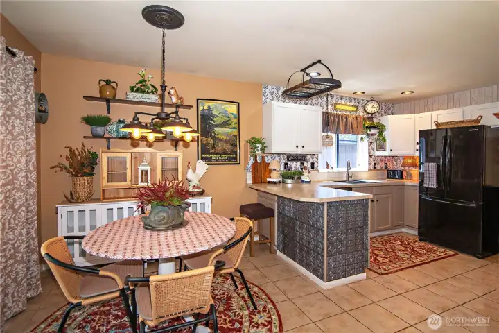 Dining Room and Kitchen