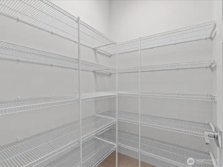 Walk in pantry.