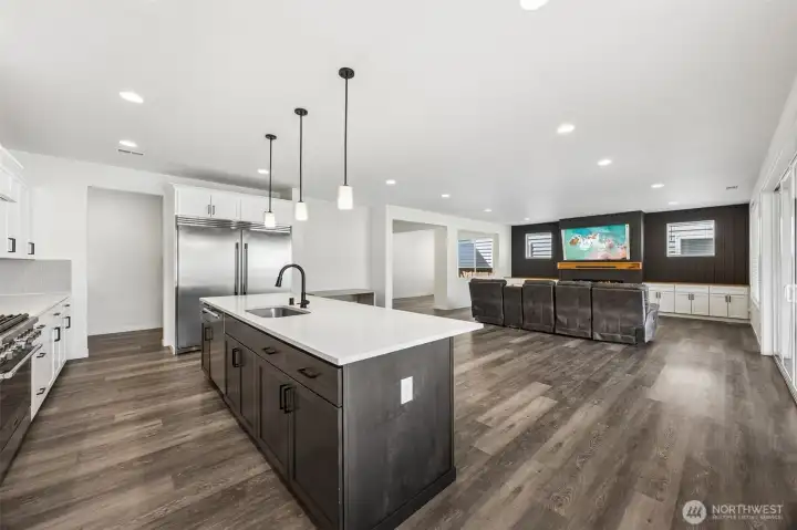 Open layout designed for entertaining.