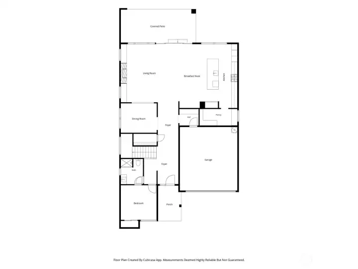 Main floor layout.