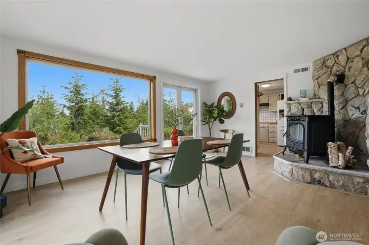 One of two of the versatile living spaces One of two of the versatile living spaces