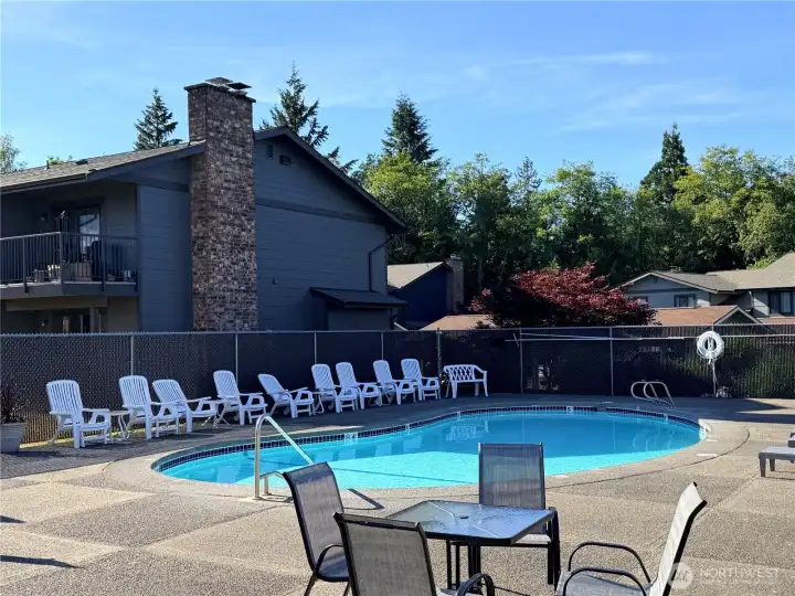 Clubhouse and pool Clubhouse and pool