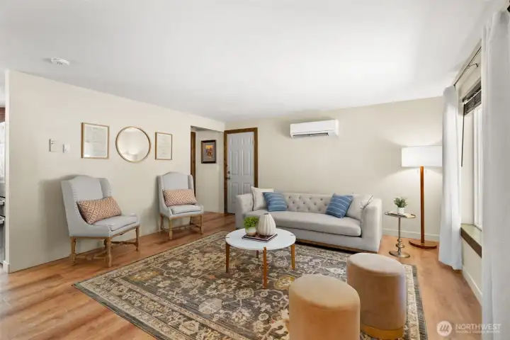 NEW LVP flooring throughout most the home adds warmth, beauty, and is easy to clean/maintain. NEW LVP flooring throughout most the home adds warmth, beauty, and is easy to clean/maintain.