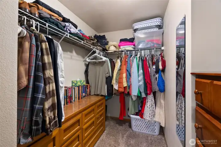 You will love all of the storage in the primary walk-in closet! You will love all of the storage in the primary walk-in closet!