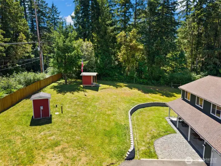 This property is on a 2-party shared well and features several outbuildings for extra storage. This property is on a 2-party shared well and features several outbuildings for extra storage.