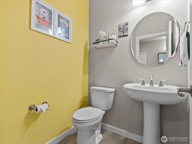 half bath downstairs