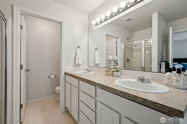 The primary ensuite ...