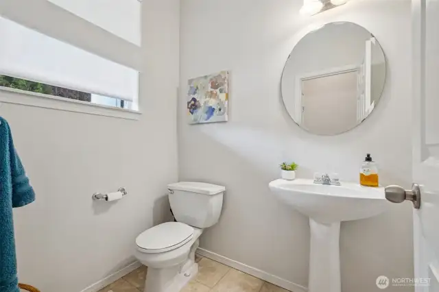 Main floor powder room