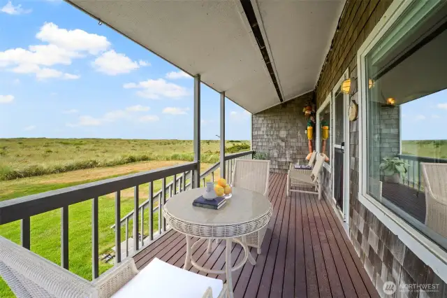Ocean-Side Deck - Virtually Staged