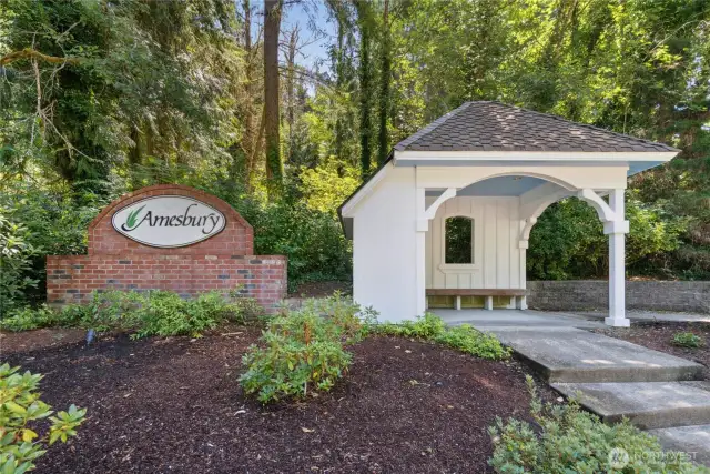 Entry of the Amesbury community
