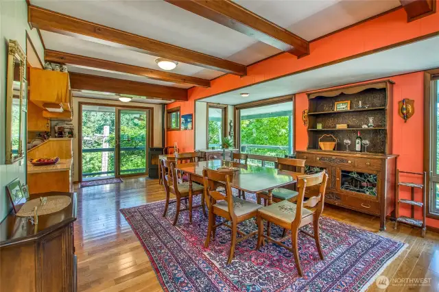 Ample space for dinners with family and friends