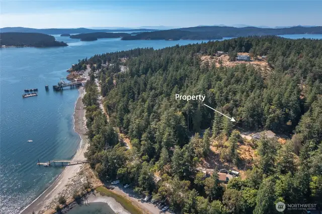 Quarter mile to Washington State ferry dock