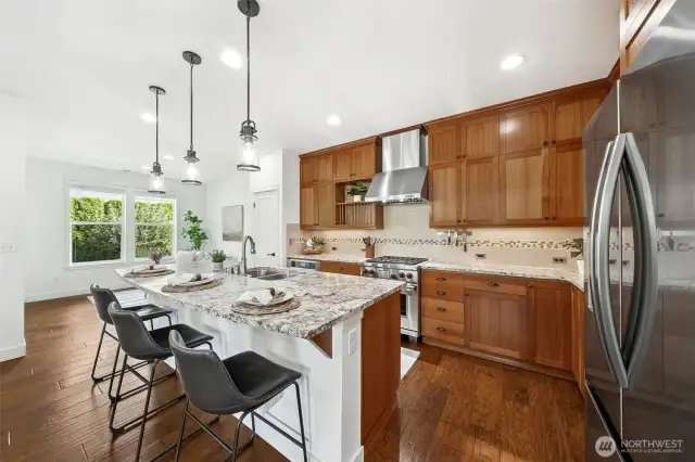 How could you not love with well appointed kitchen?