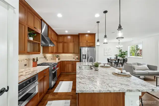 High end appliances and they stay!