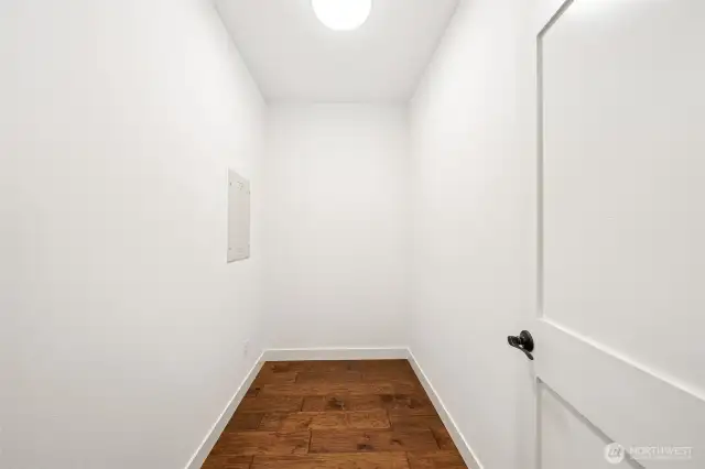 Extra storage room.