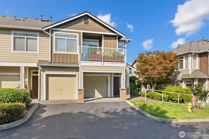 Come home to this end-unit townhome in Bordeaux
