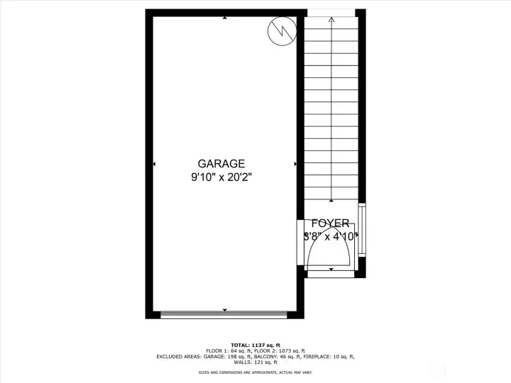 Garage-level plan