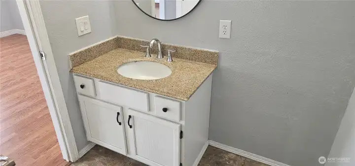 1/2 bath on main floor