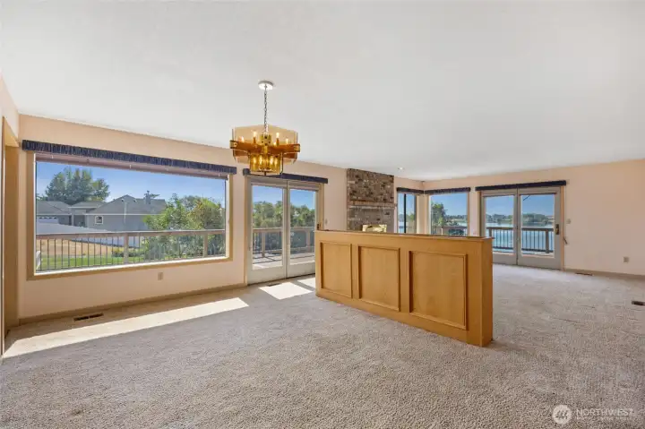 Living Room & Dining room