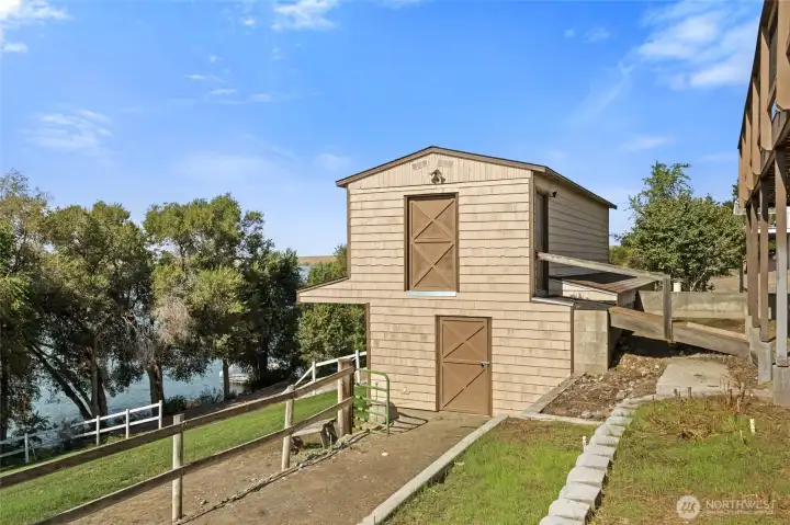 Workshop/ Root Cellar and Stables