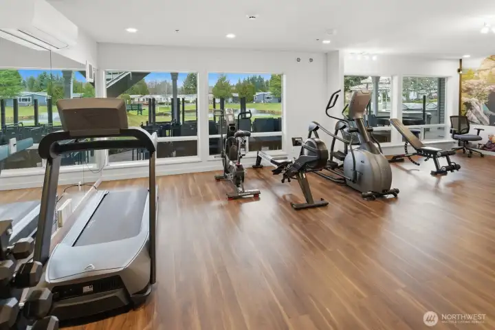 Clubhouse fitness center