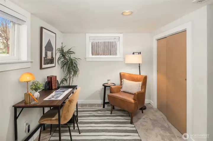 Basement office
