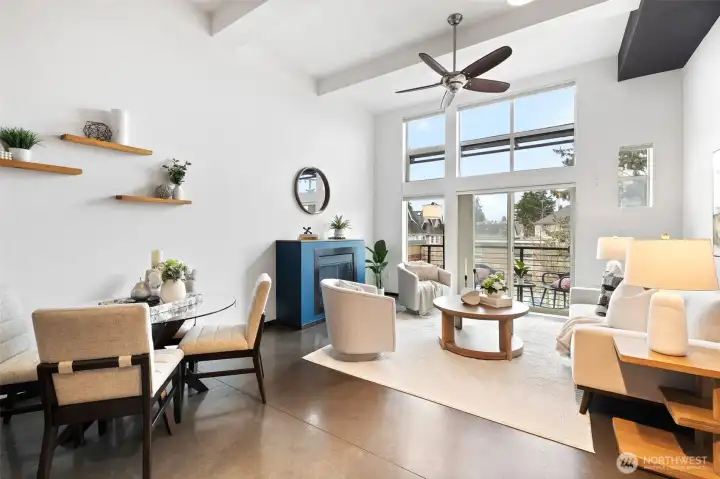 Natural light fills your home