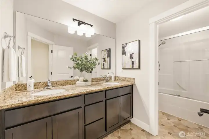 Full bathroom upstairs