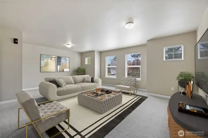 Will you bring furniture or......(virtually staged)