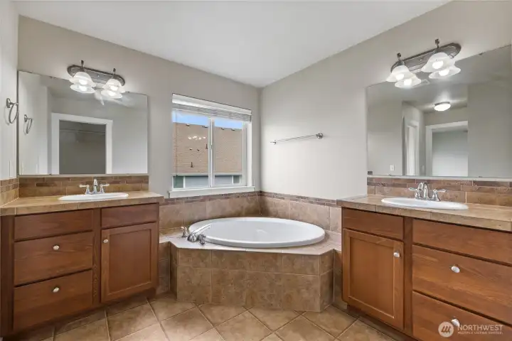 Primary suite is made for luxury!