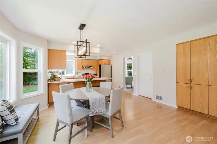 Kitchen and Dining Room Area