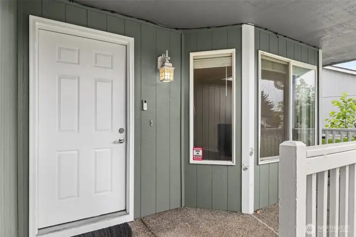 Front porch and entry
