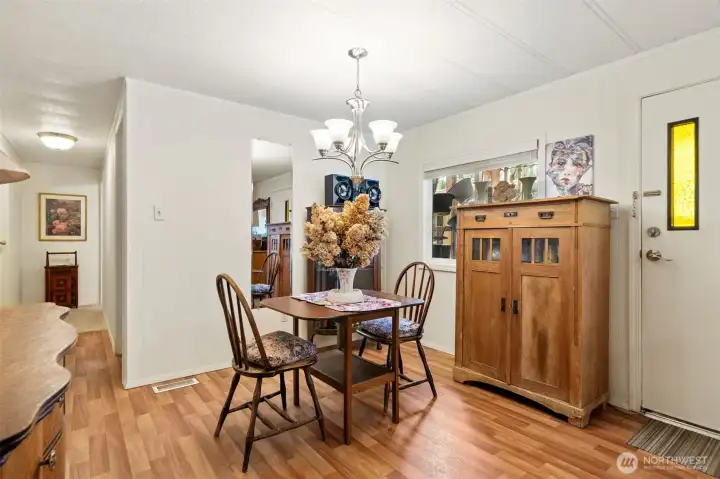 Eating area off the Kitchen