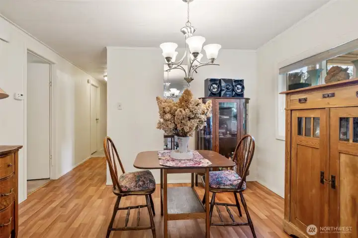 Eating area off the Kitchen