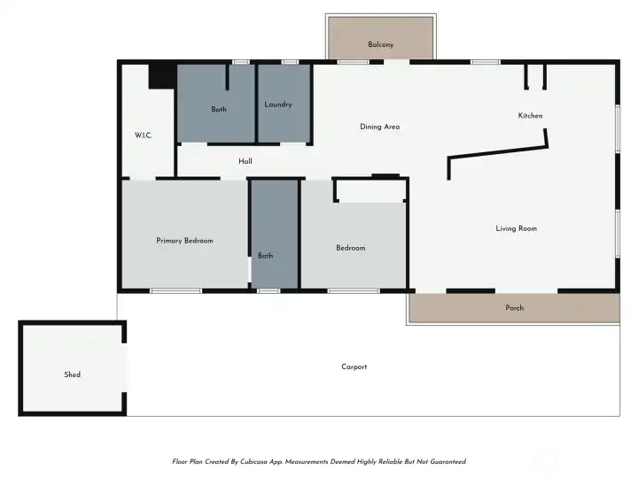 Layout of the home.
