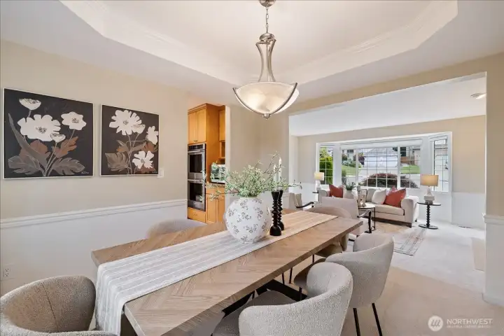 Formal dining room.
