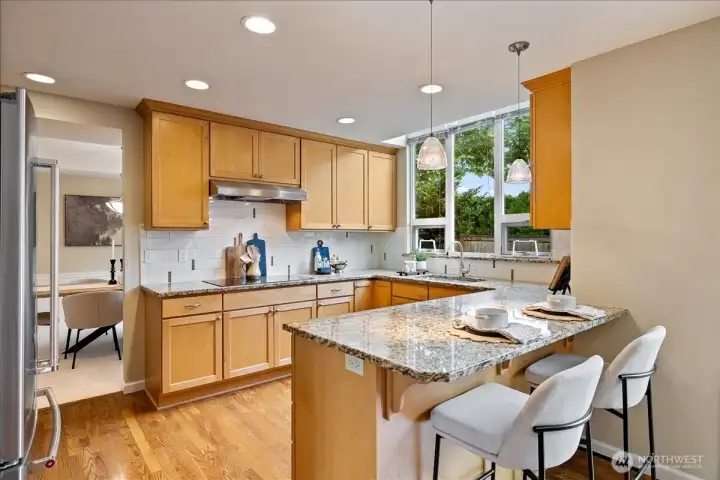 Chef's kitchen.