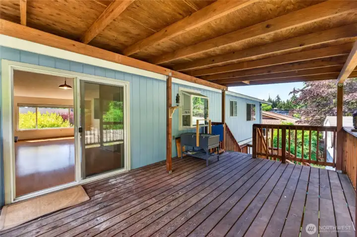 Back Covered Deck