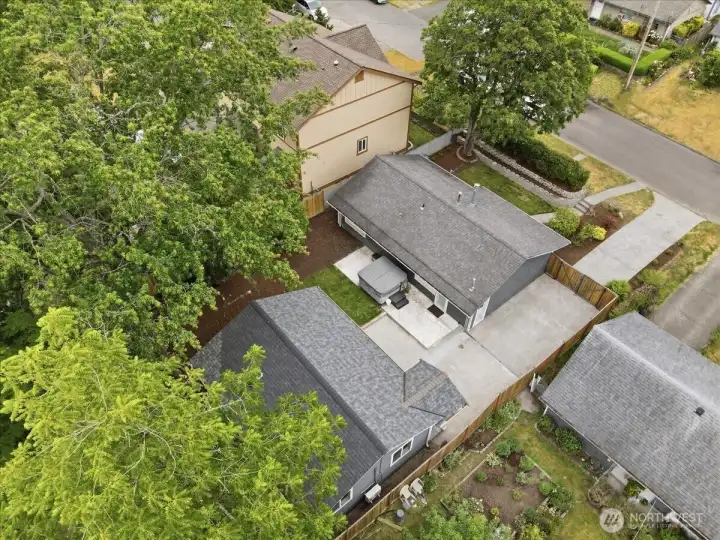 The lot is 62' wide and 99' long, creating a generous 6,200 square foot lot.