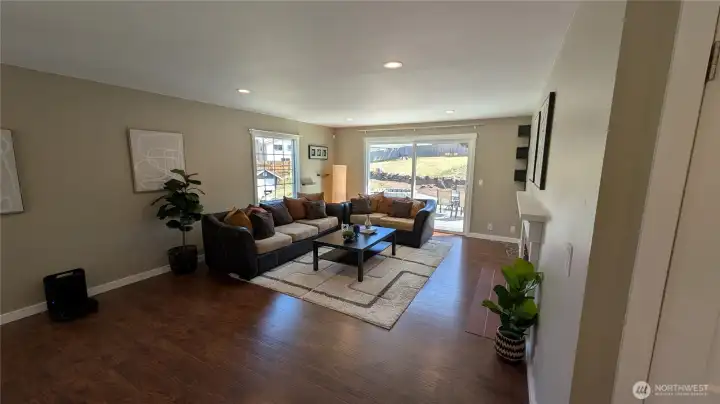 Spacious Living room open concept layout with kitchen Spacious Living room open concept layout with kitchen