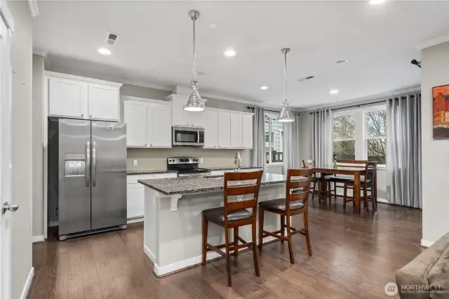 Kitchen and dining room