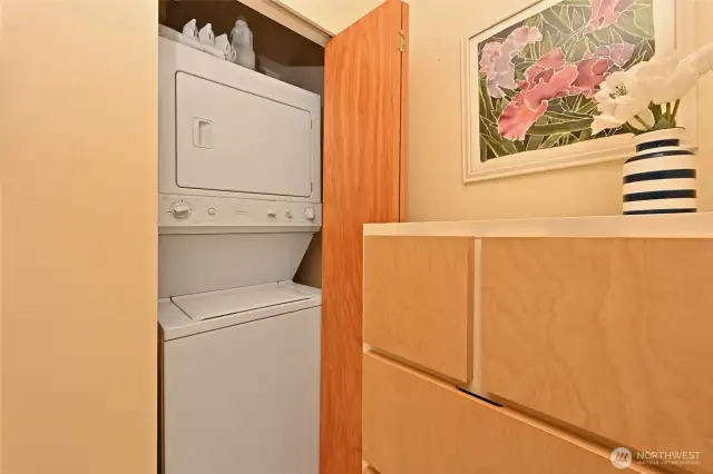 In-unit laundry located here as well.