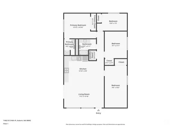 Rare 4 bedroom 2 baths home in this price range!
