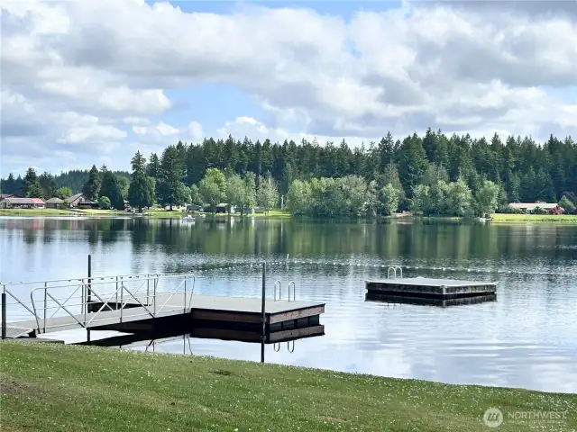 At Scott Lake, you can swim, boat, waterski, fish, and enjoys all kinds of fun on the water.