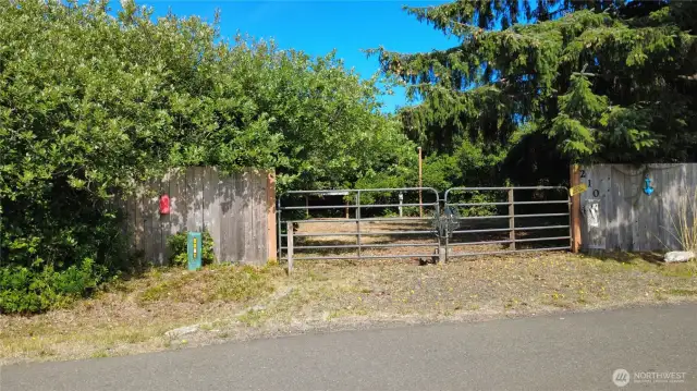 Property is partially fenced and gated for privacy!