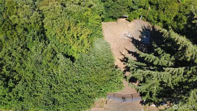 directly above lot