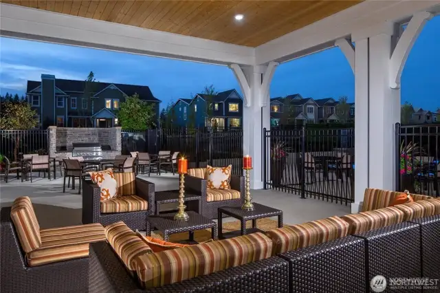 Clubhouse Patio area for entertaining